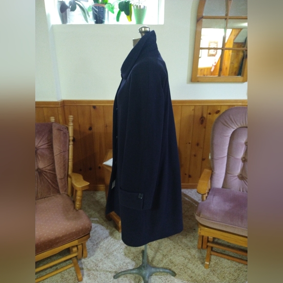 Size 12 Lorne Mitchel pure virgin rolling cashmere dress jacket - Picture 4 of 16